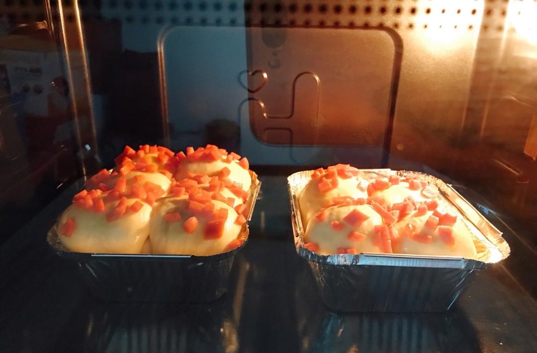 香葱火腿肉松面包