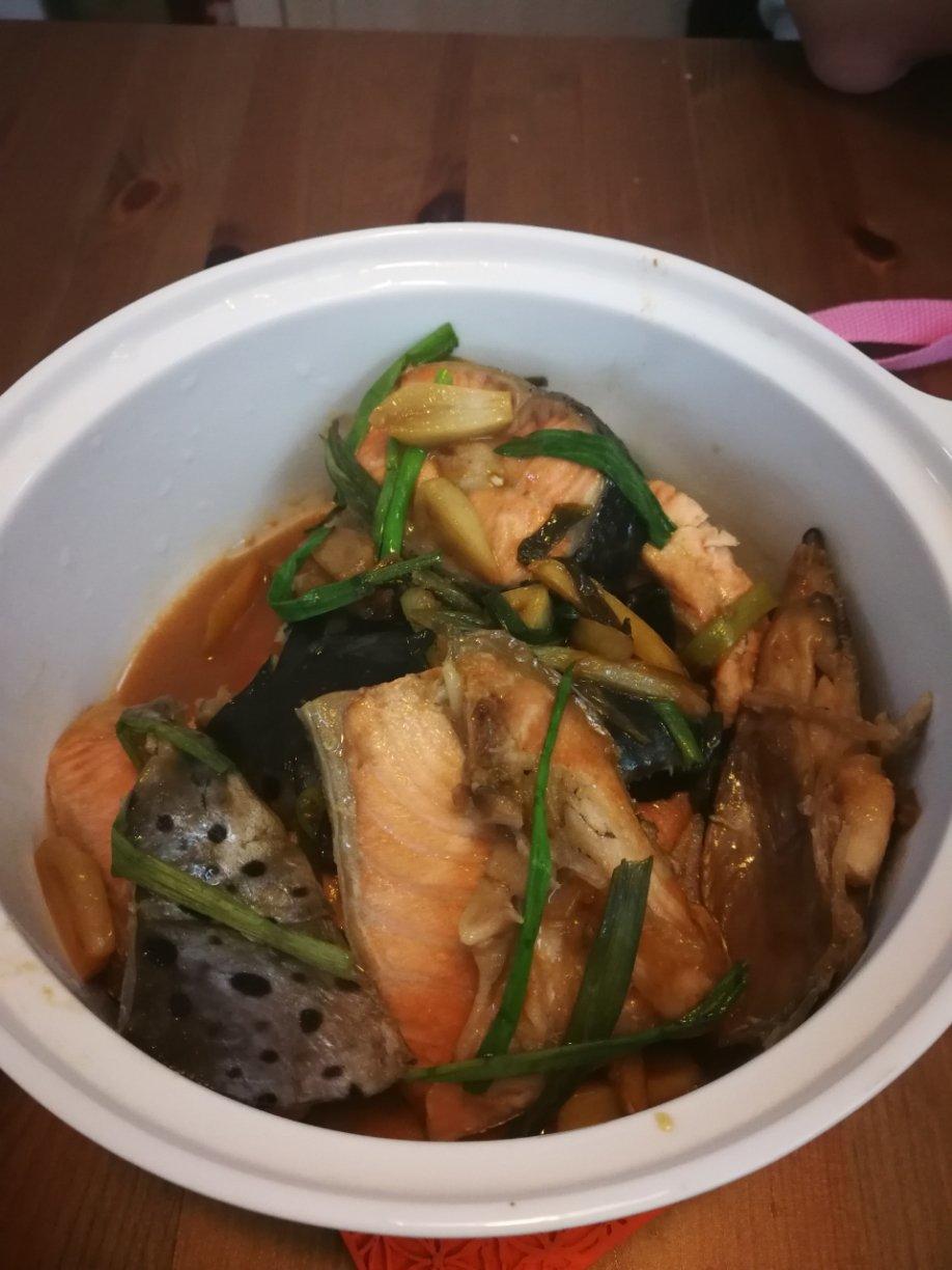 《中餐厅》张亮的焗三文鱼头