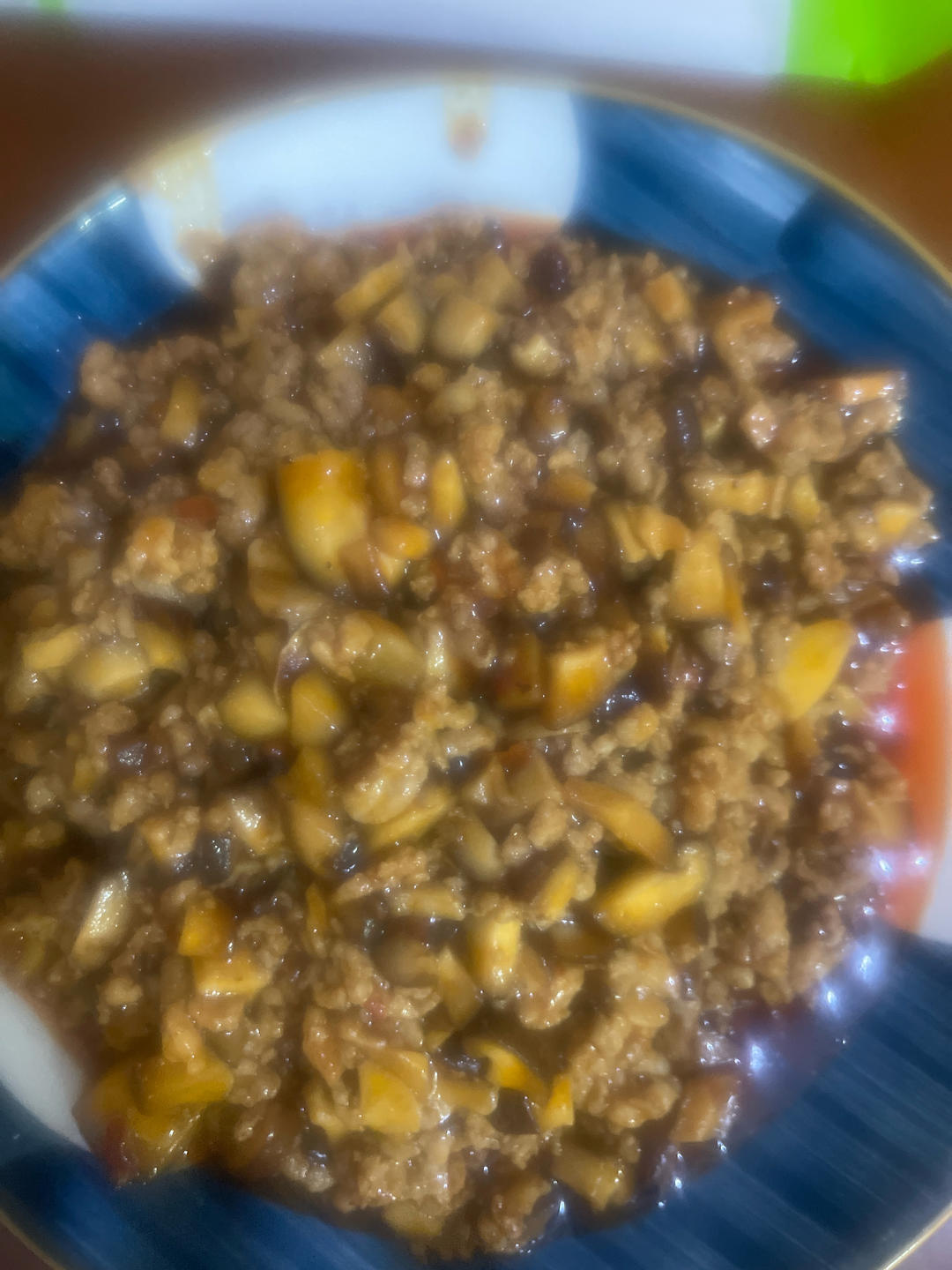 香菇炒肉沫