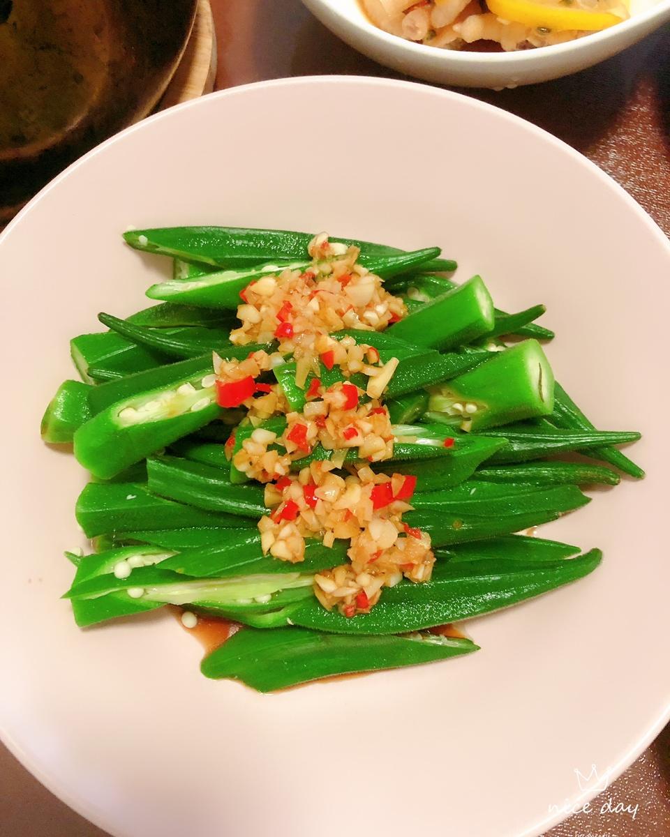 凉拌秋葵