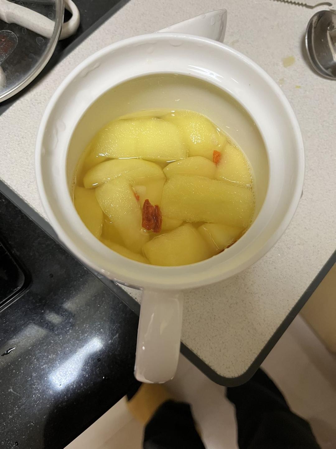 止咳苹果甜汤