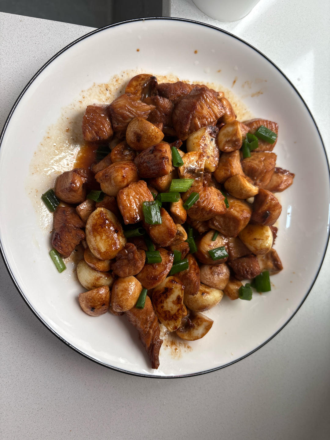 口蘑鸡胸肉