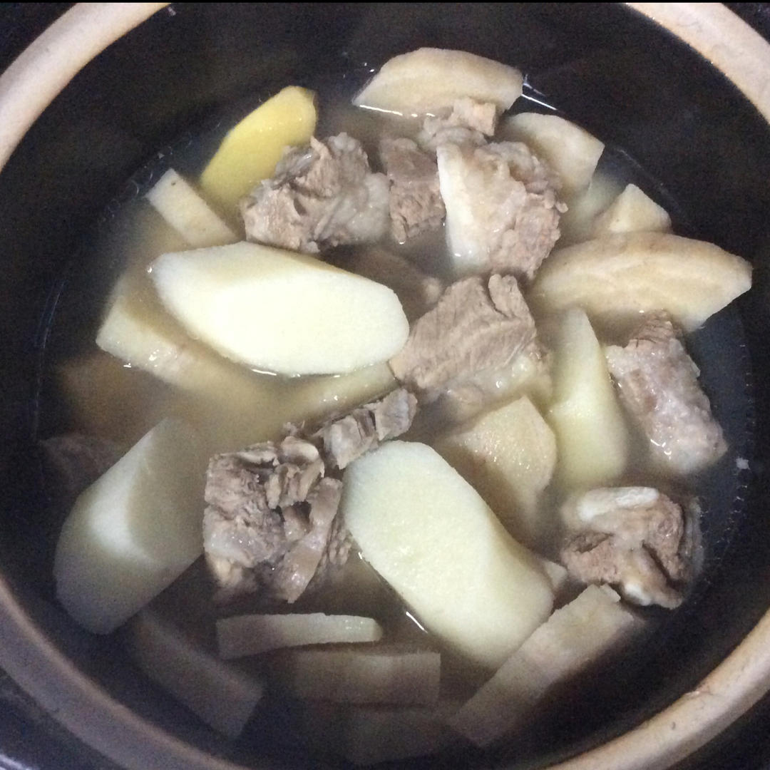 牛蒡粉葛山药排骨养生汤