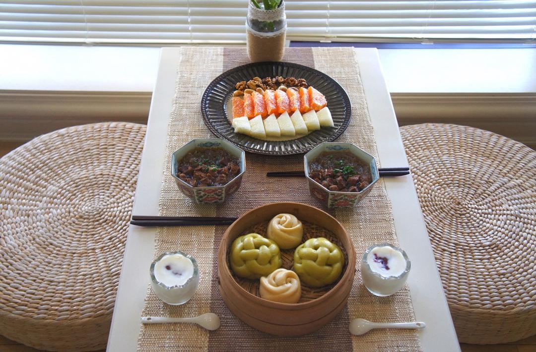 发酵面团-绣球包