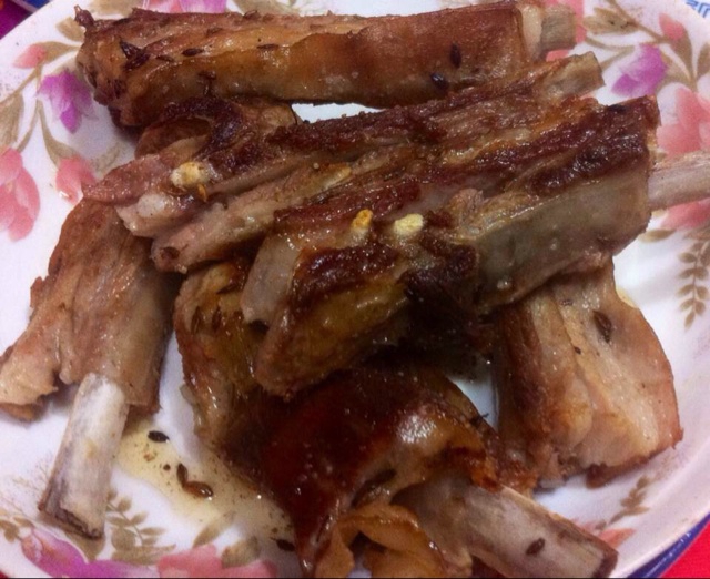 烤羊排