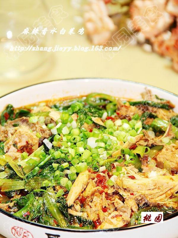 麻辣香水白菜鸡的做法