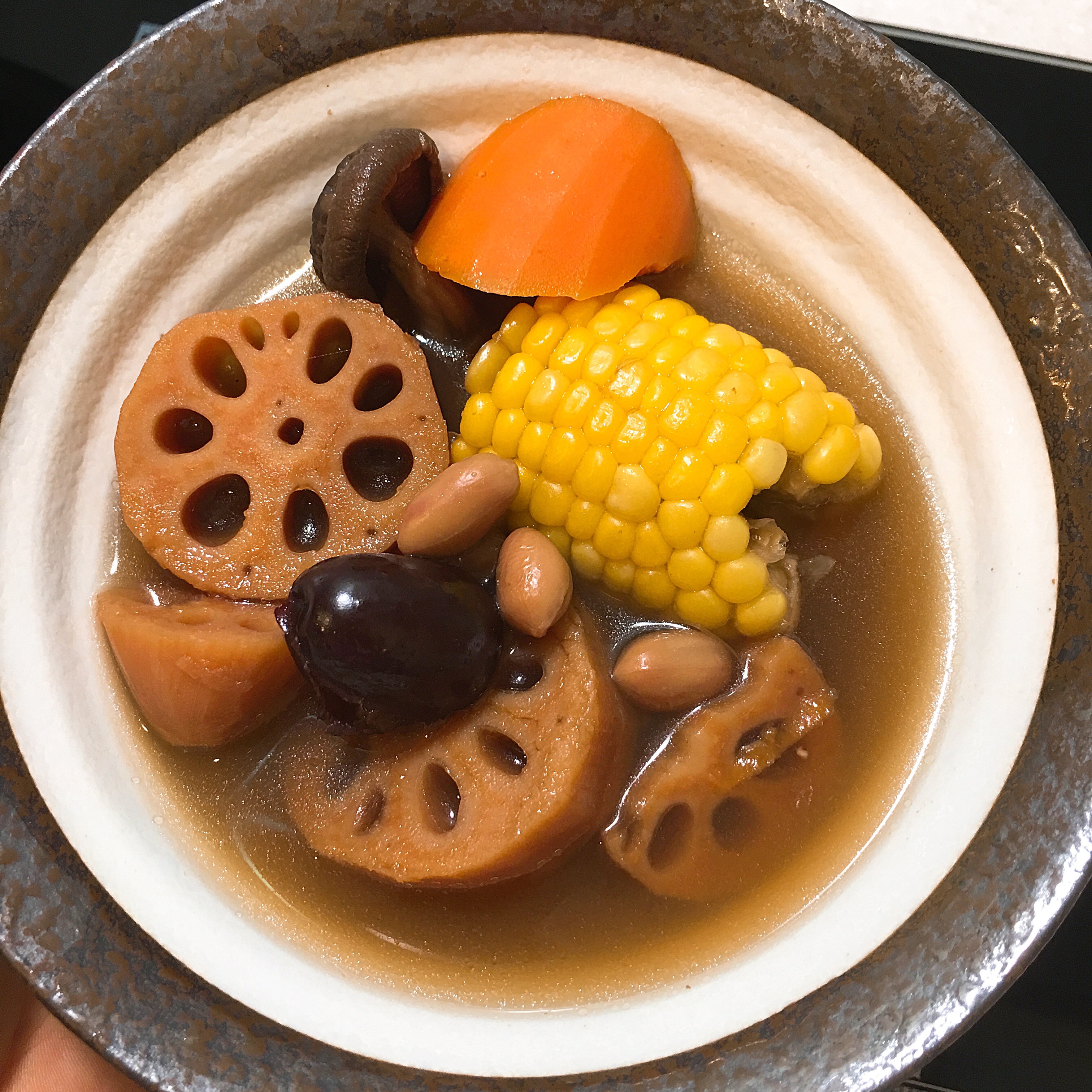 素食蓮藕湯的做法