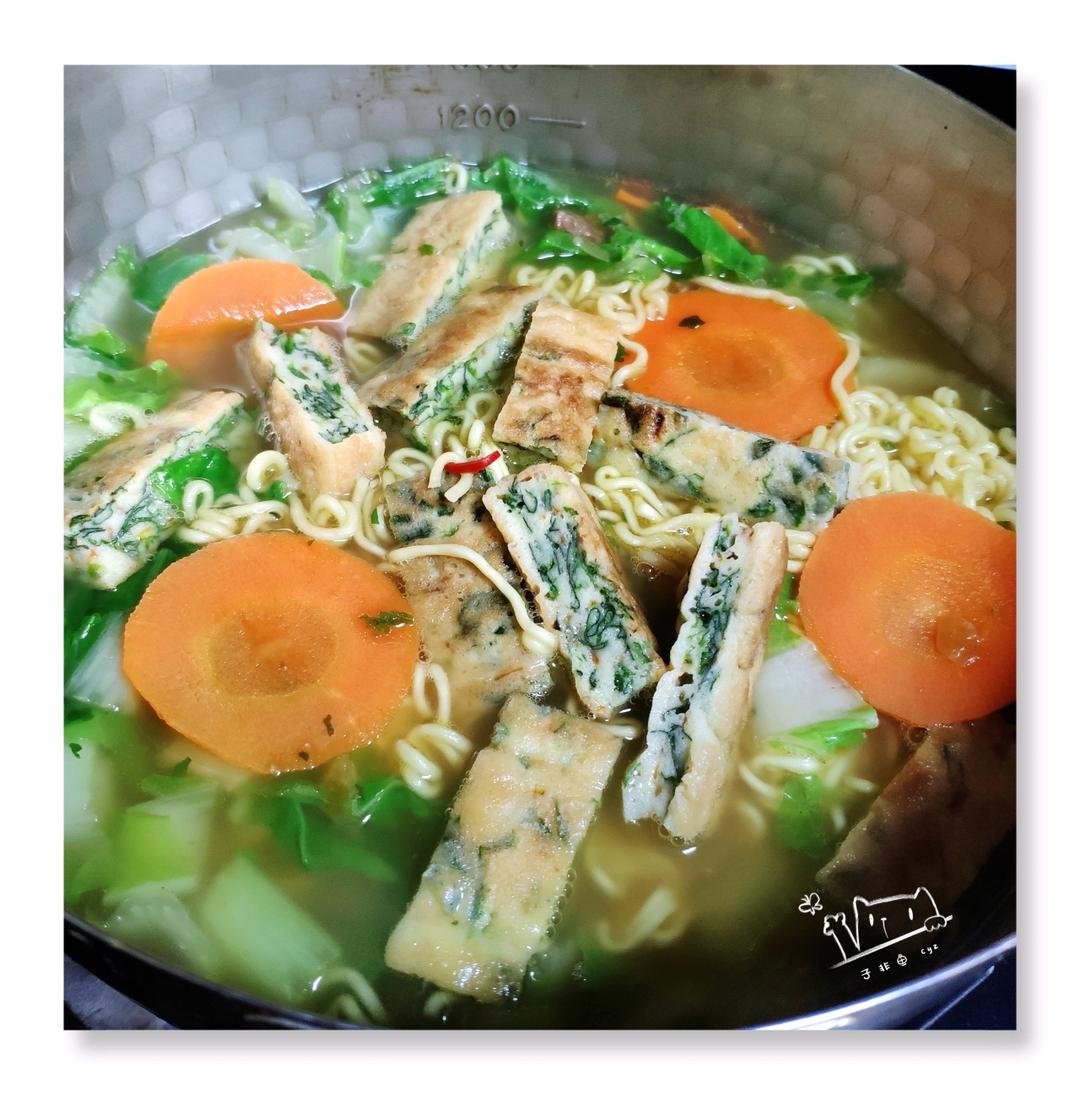 菠菜鸡蛋小方