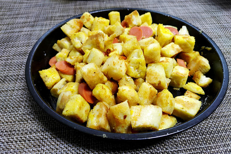 炒馒头丁-不一样的做法,吃出烧烤味的做法