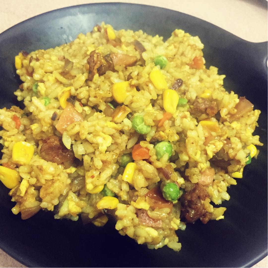 超好吃的咖喱炒饭