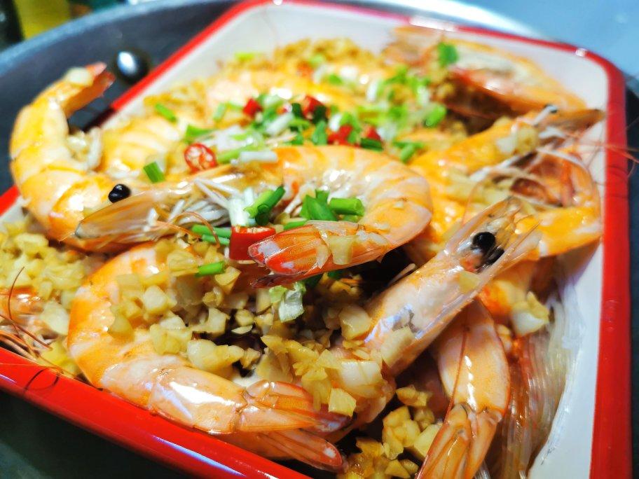 蒜蓉粉丝蒸虾