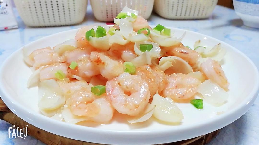 脆，嫩，甜的百合炒虾仁