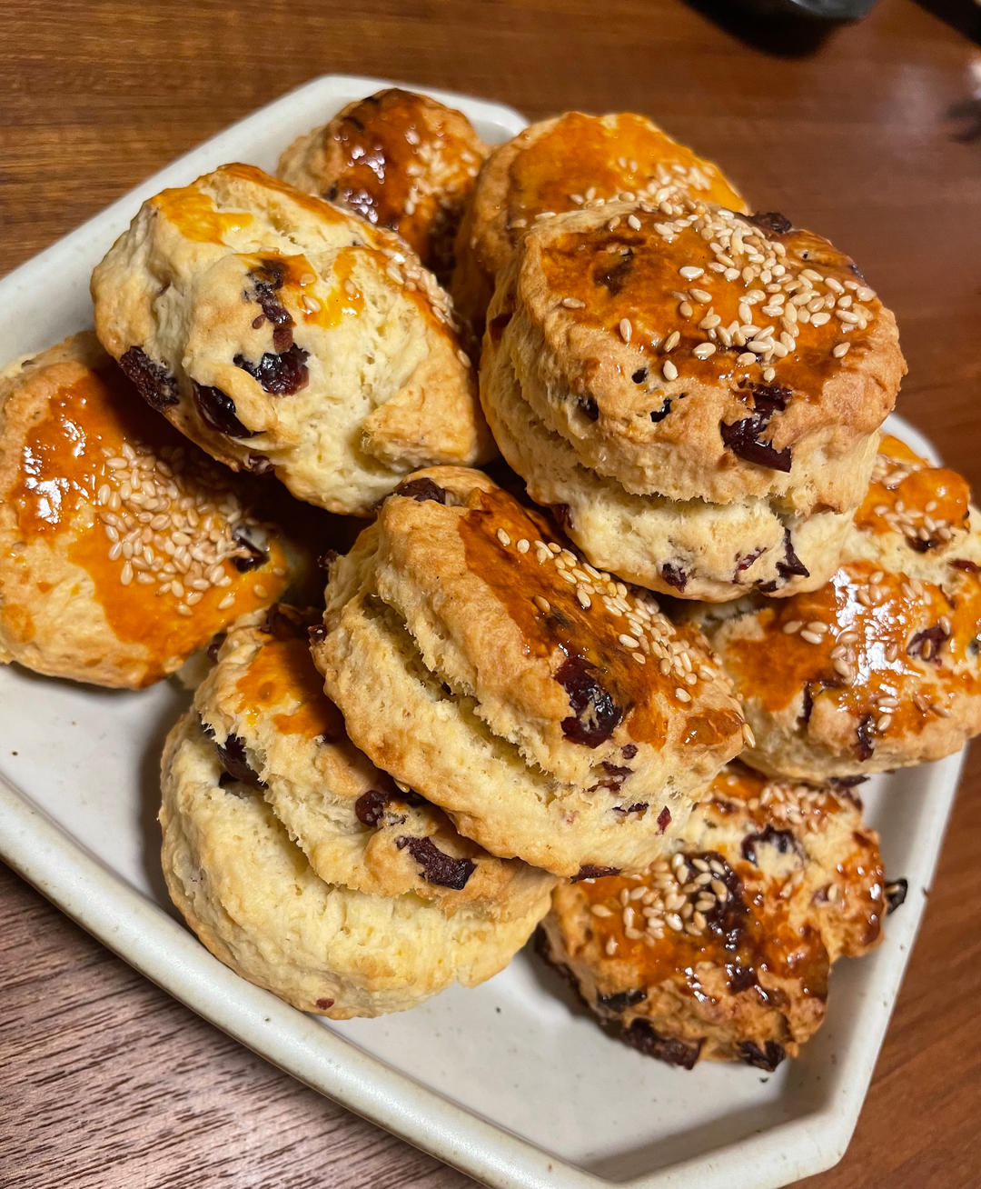 蔓越莓司康太好吃了！