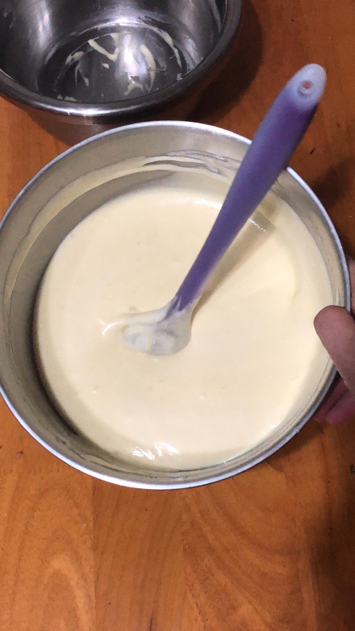 咸蛋黄芝士古早蛋糕的做法 步骤14