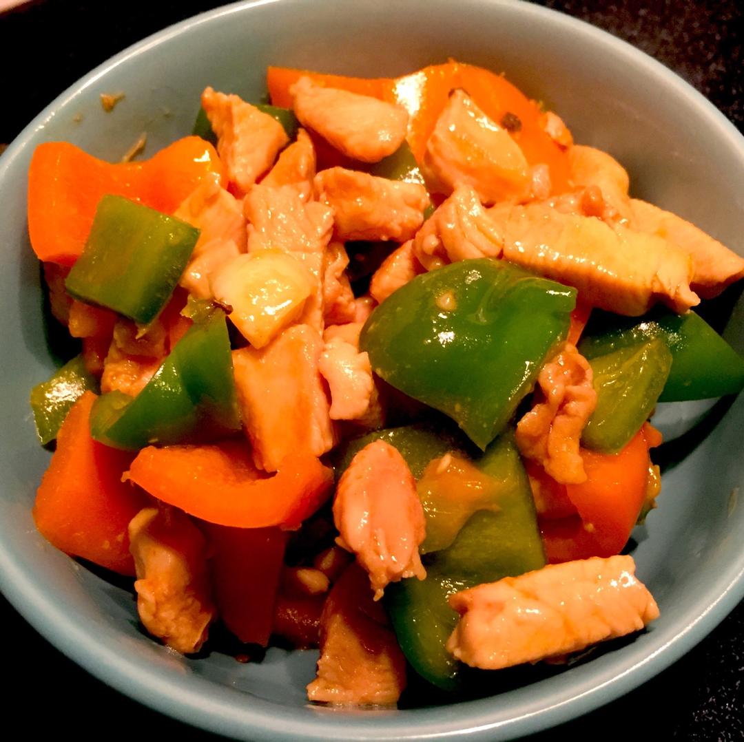 青椒辣子鸡丁