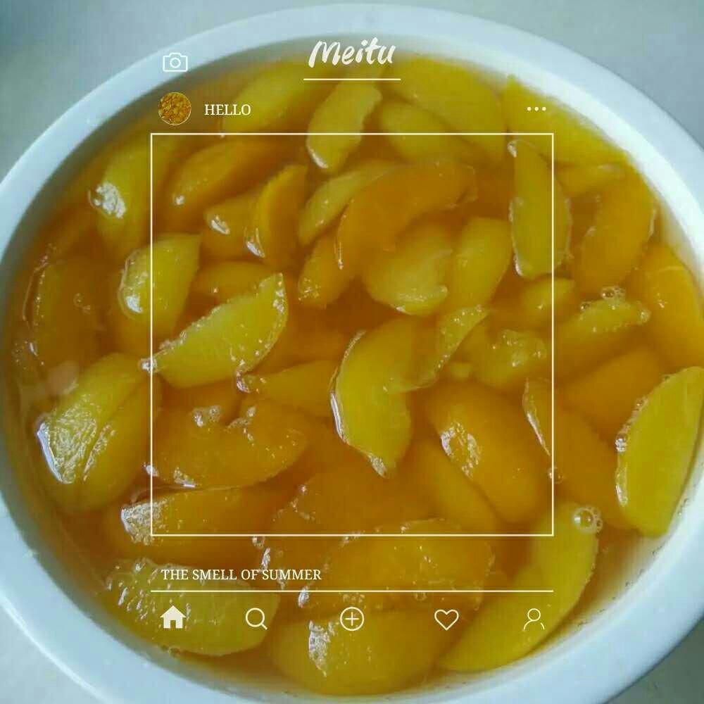 冰糖黄桃罐头（附常温保存方法）