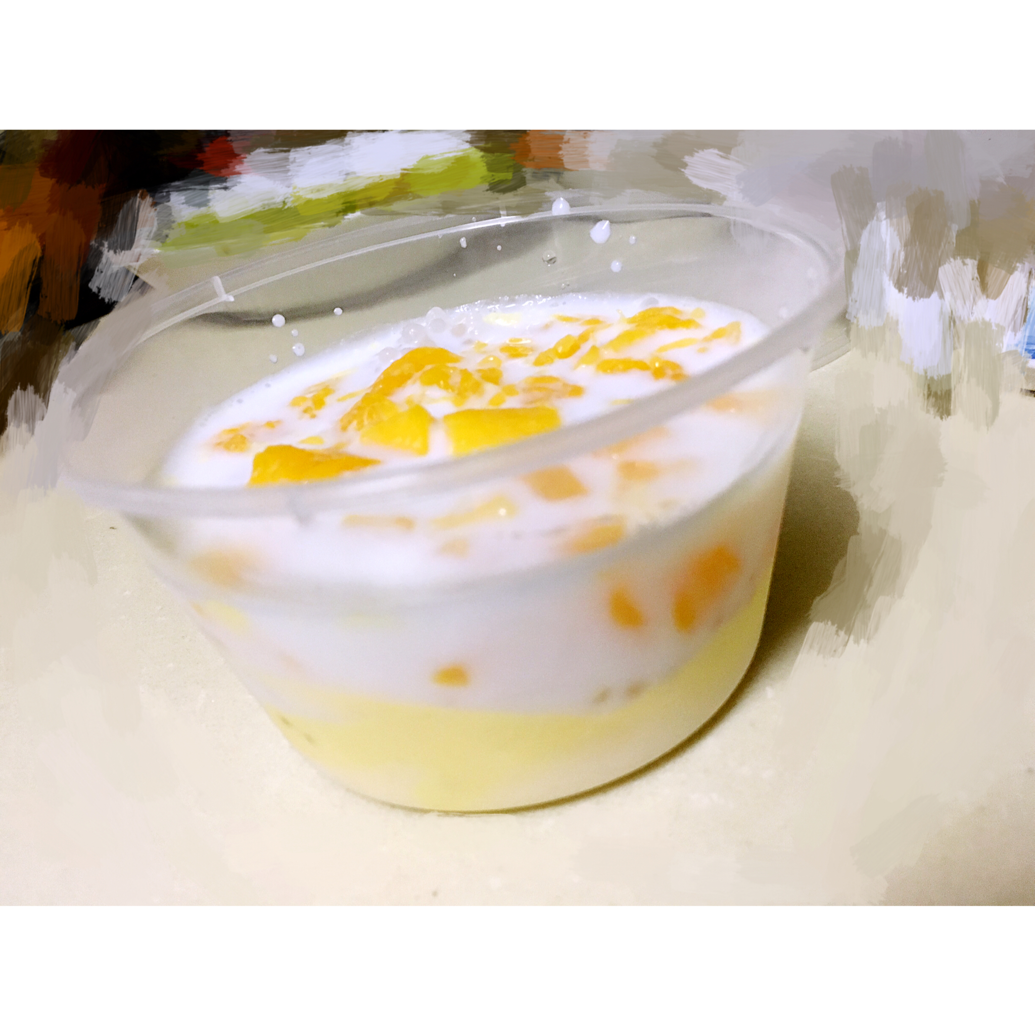 不输甜品店的杨枝甘露