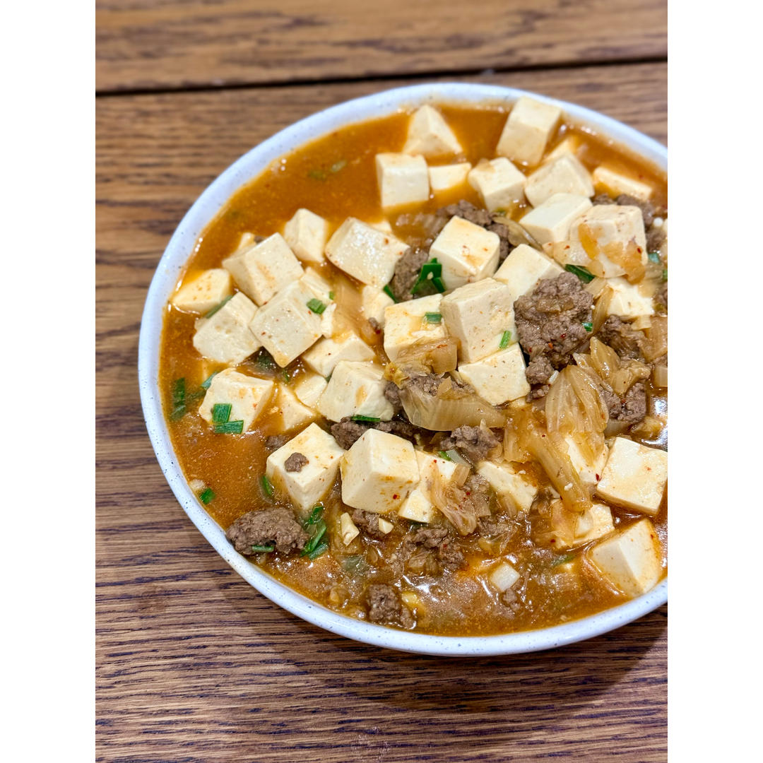 泡菜肉末豆腐