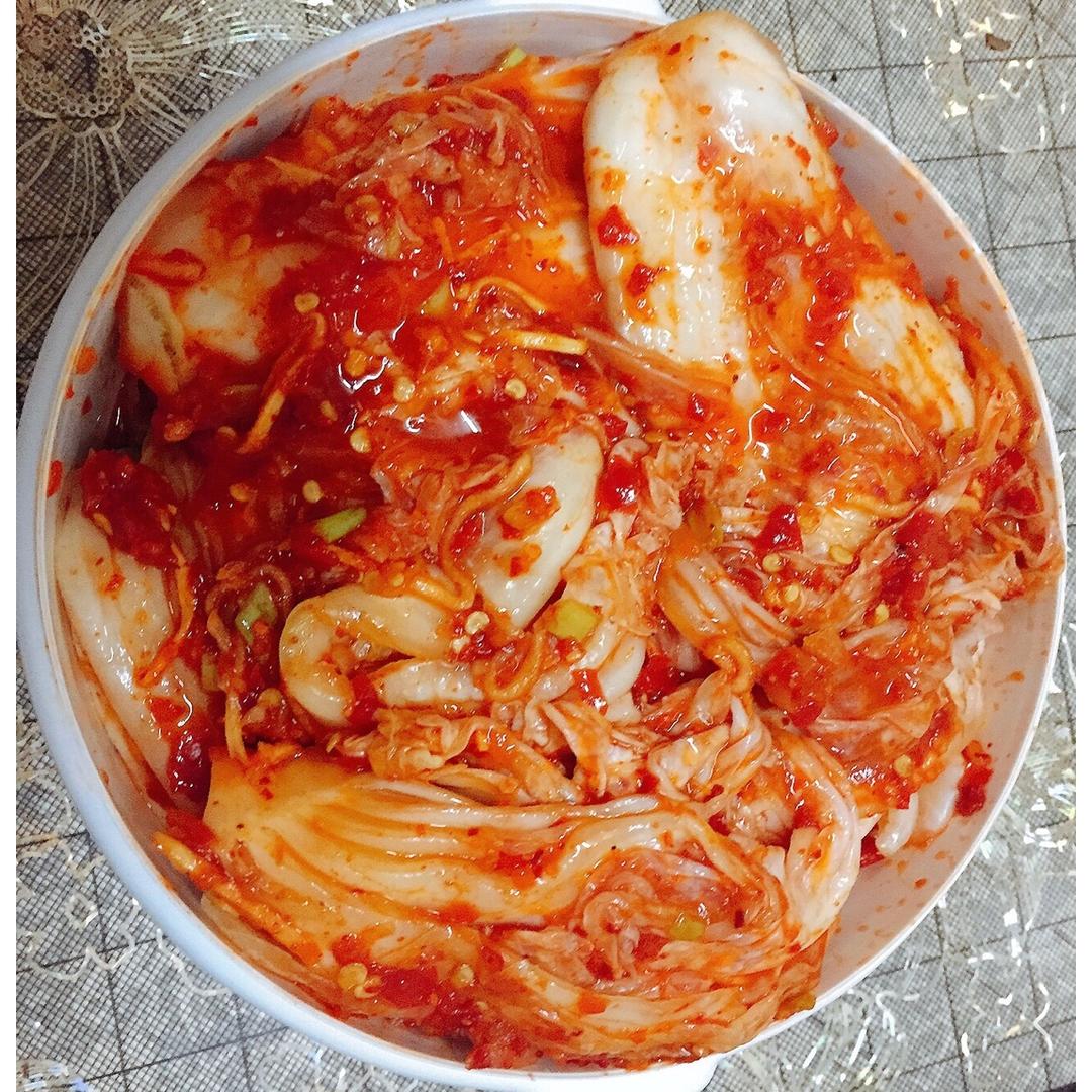 正宗韩国泡菜（youtube上韩国厨师Maangchi的菜谱）