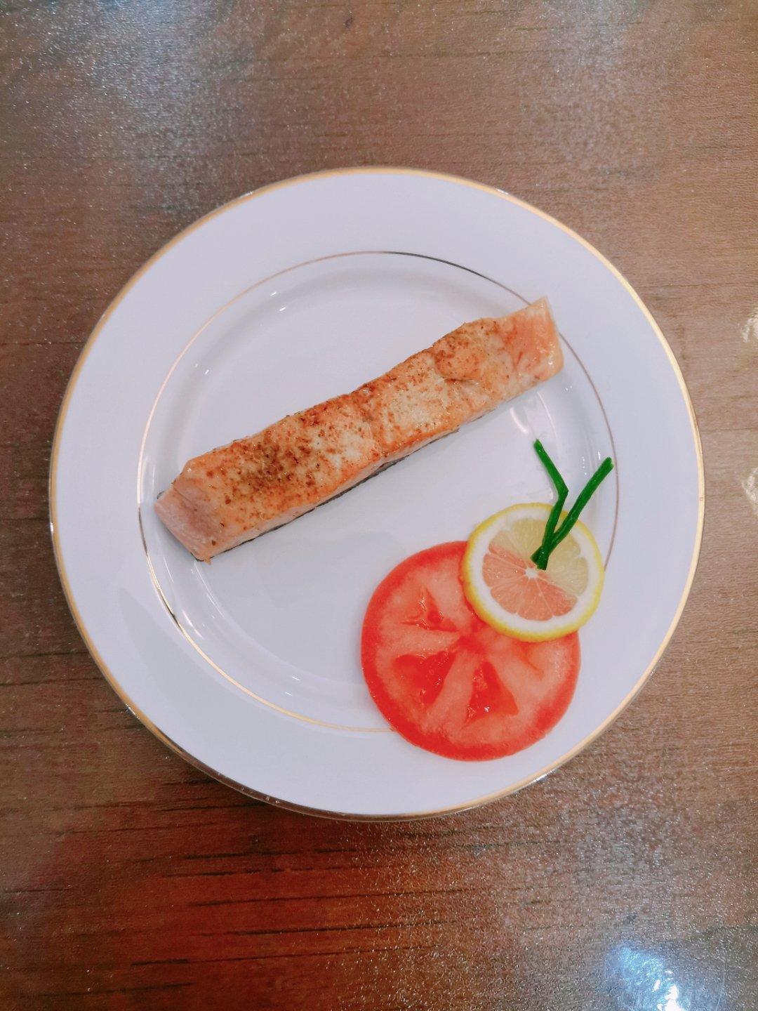 煎三文鱼