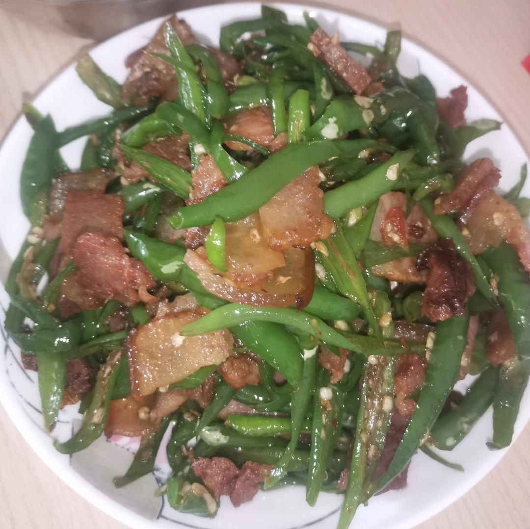 尖椒炒腊肉