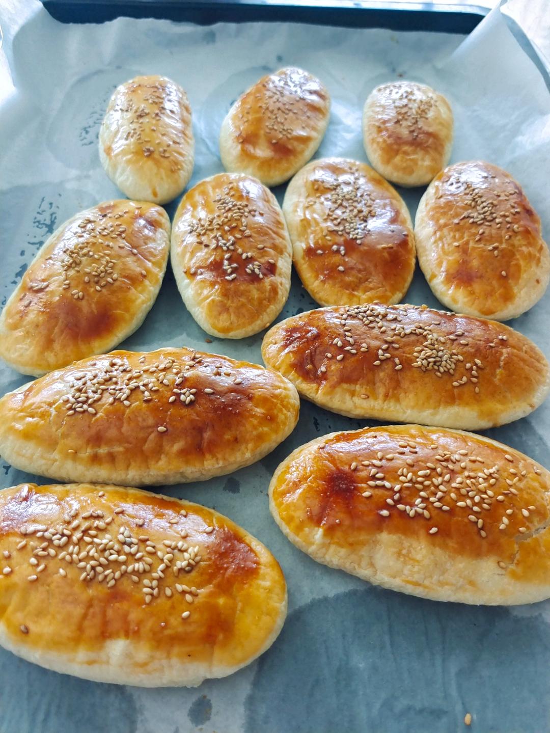 酥的掉渣椒盐牛舌饼