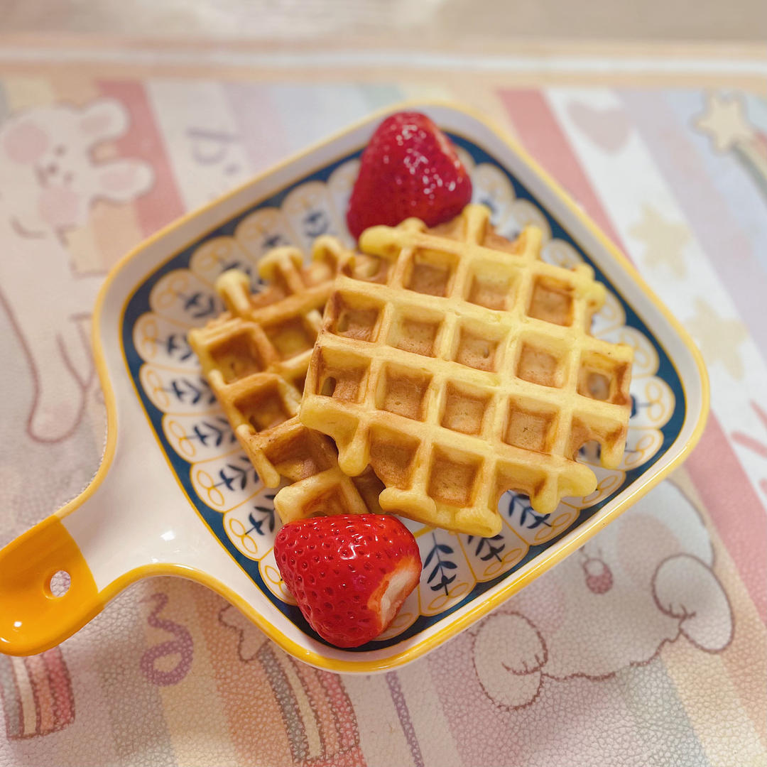 一种面糊做柔软蓬松的比利时华夫饼和美式大松饼🥞