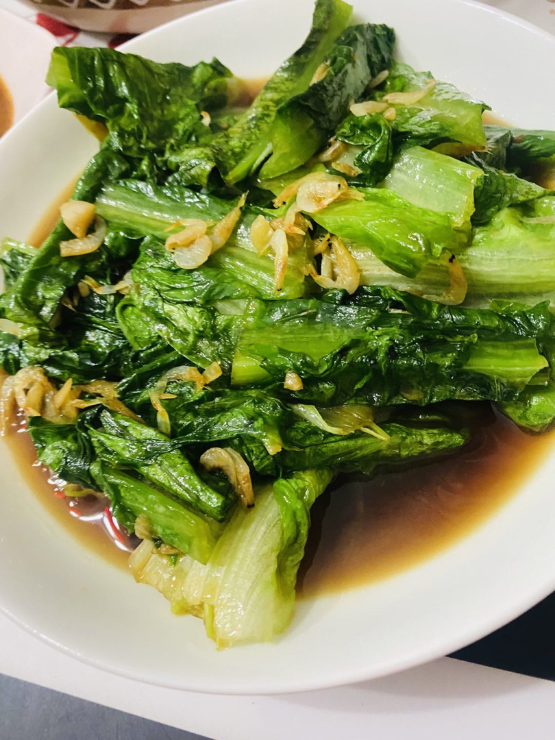 虾皮粉丝油麦菜