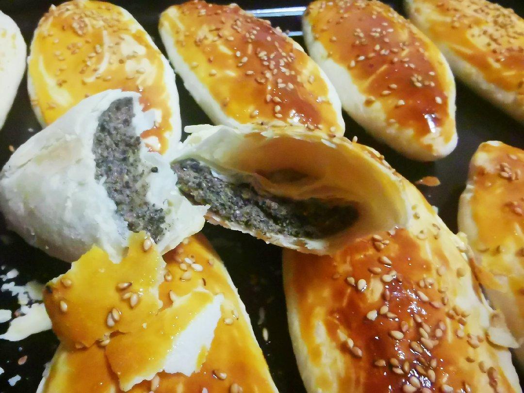 芝麻椒盐牛舌饼（北京小吃）