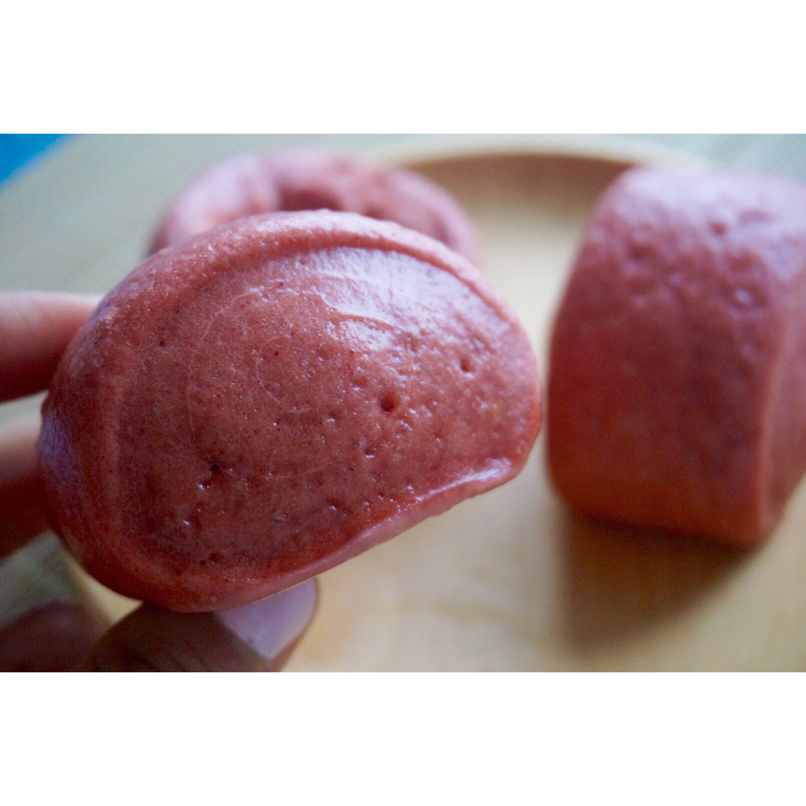 丫米的小确幸做的红曲馒头