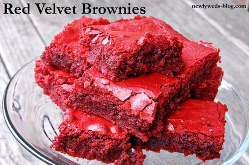 Red Velvet Brownies红丝绒布朗尼（可可粉版）的做法