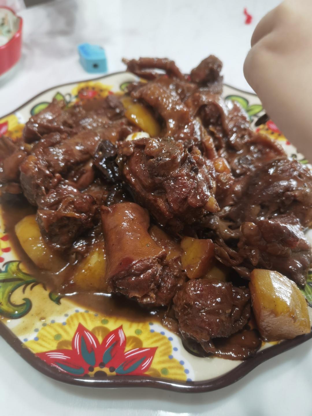 [原创] 东北名菜，铁锅炖大鹅土豆