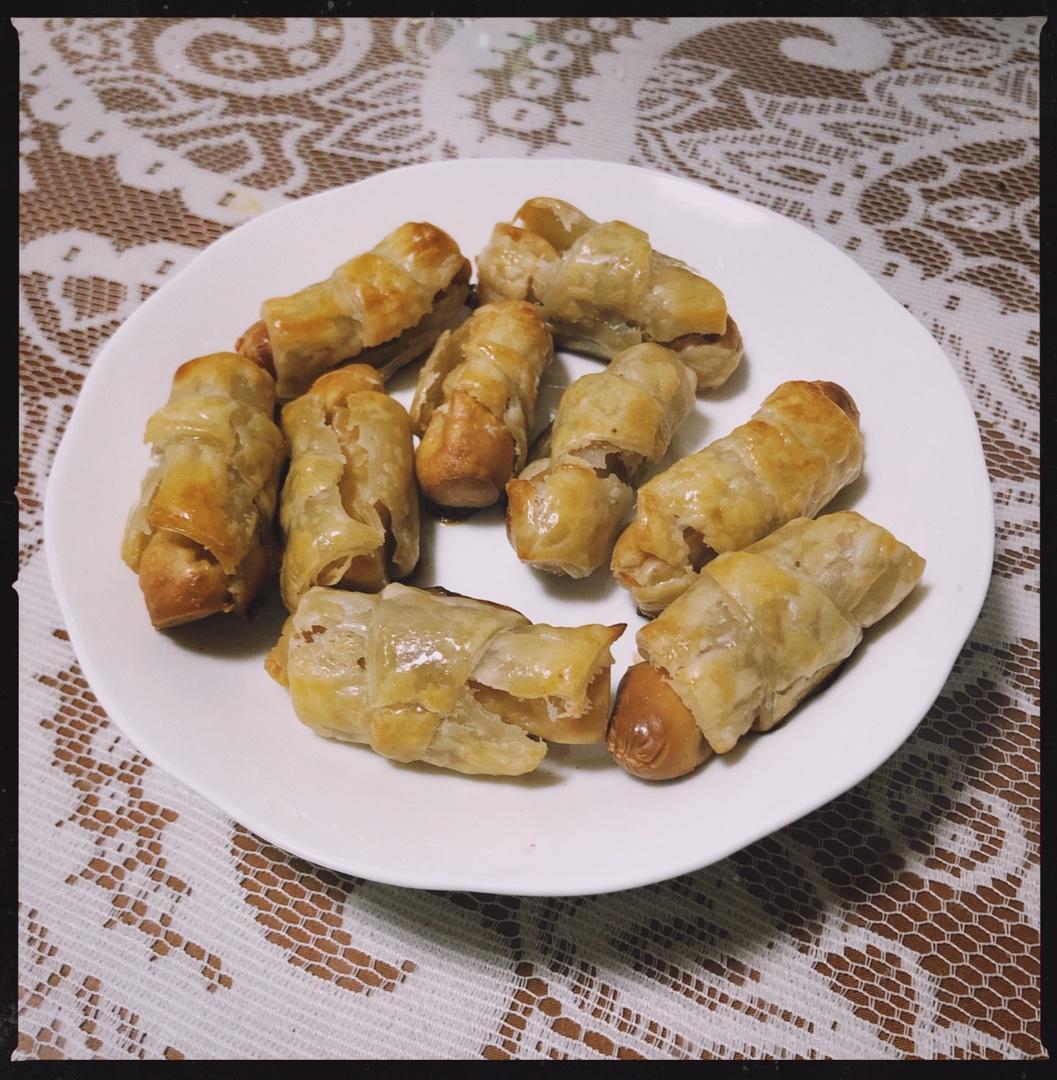 酥皮迷你香肠卷