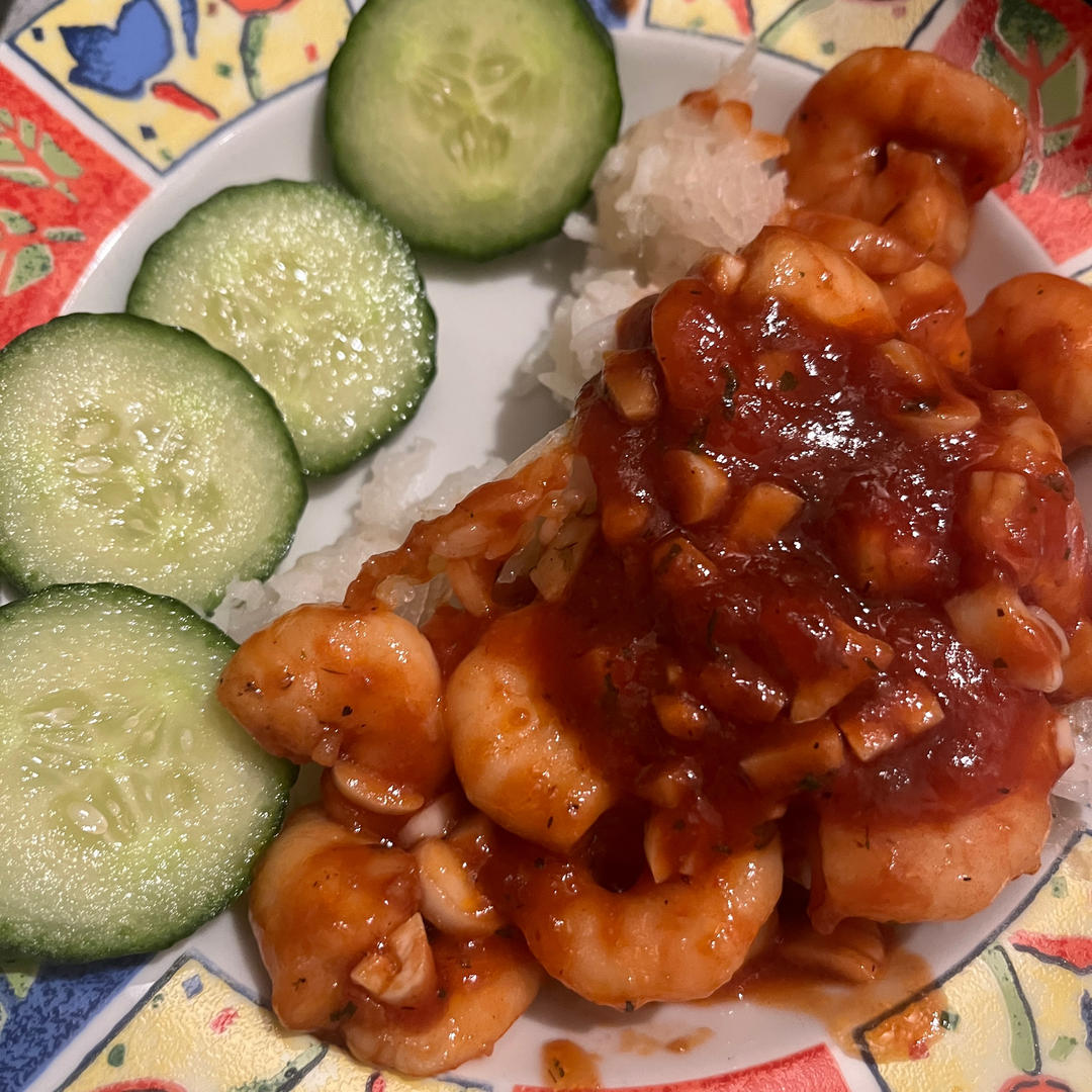 茄汁大虾仁🍤