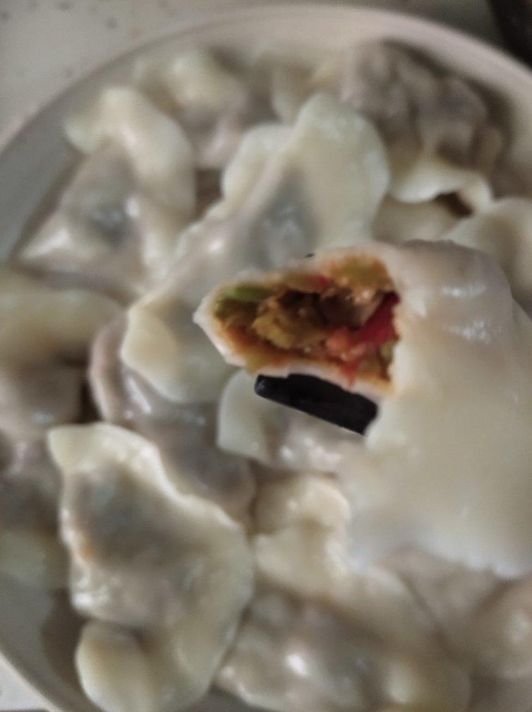 扁豆酱肉.大饺子