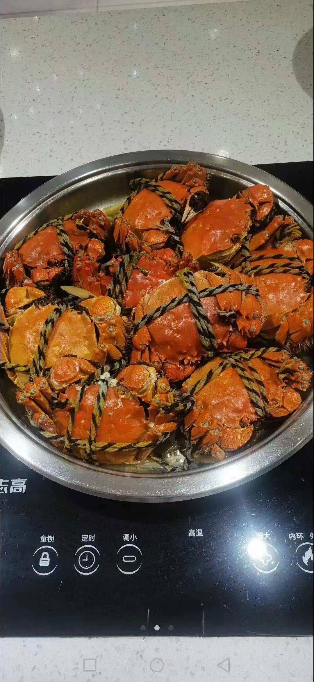 清蒸大闸蟹~油脂分离锅