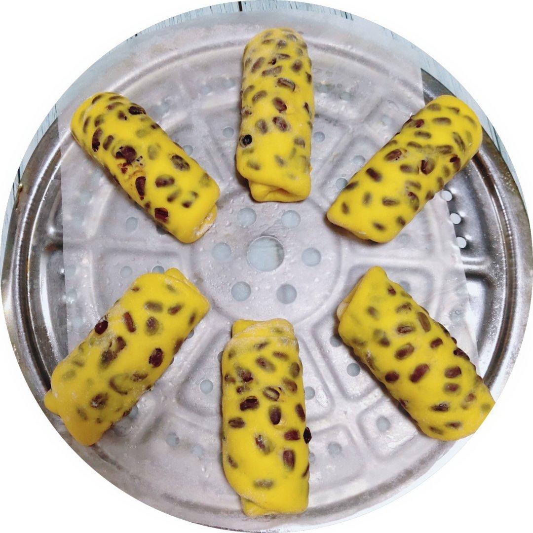 蜜豆花卷