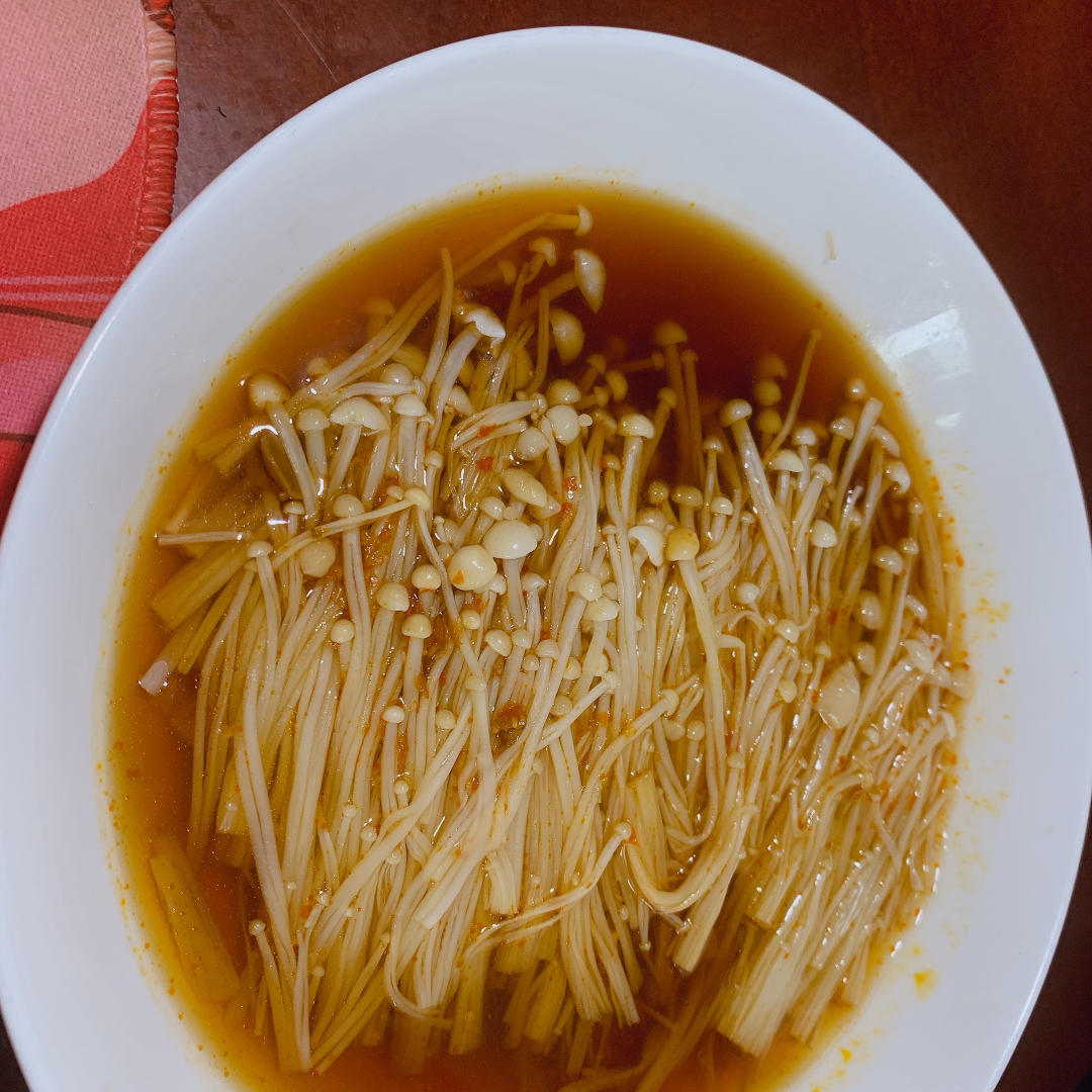 蒜蓉蒸金针菇