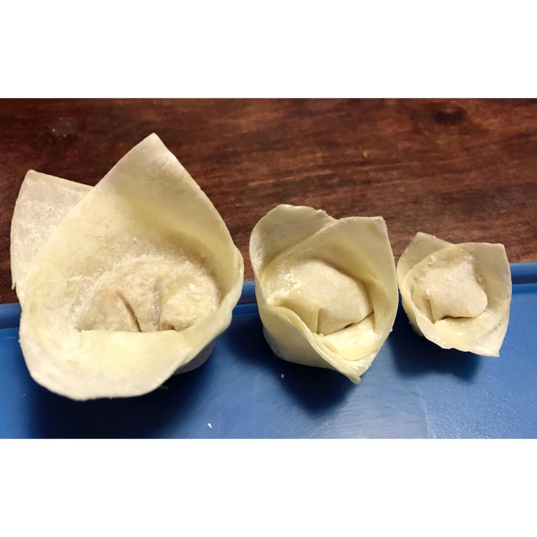 馄饨的包法（简单易学不跑馅儿）