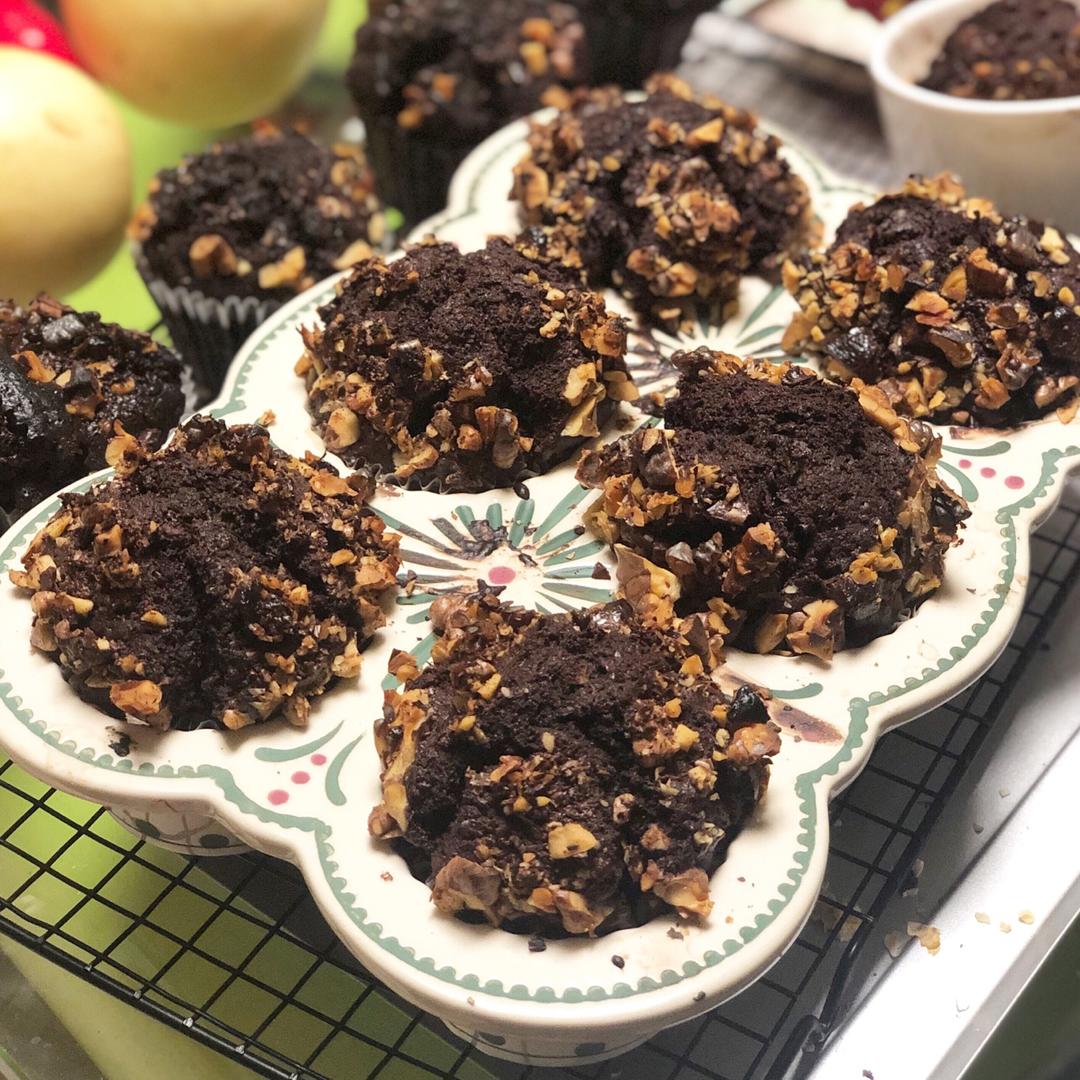 浓情巧克力摩卡马芬<Chocolate Espresso Muffins>