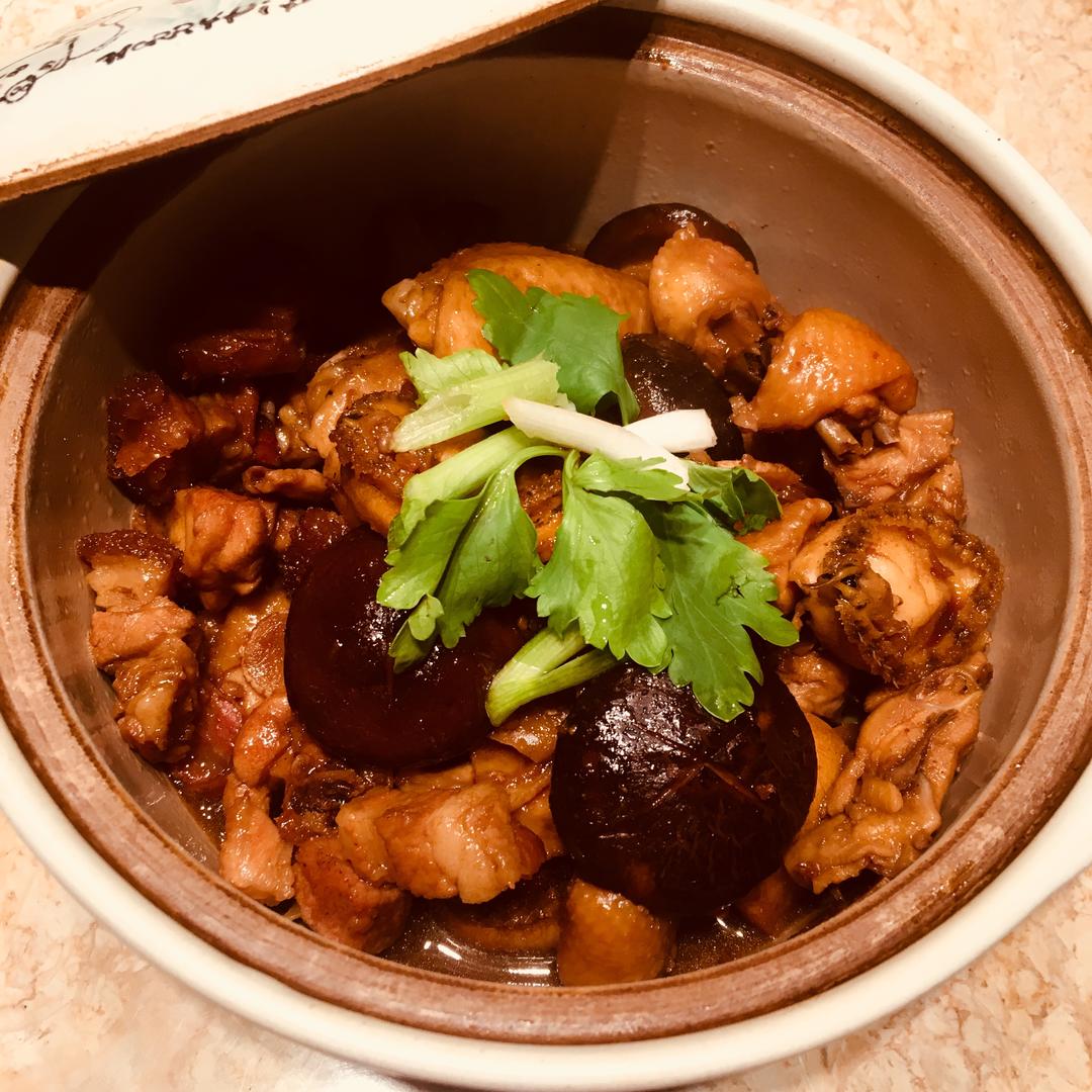 鲍鱼焖鸡的做法