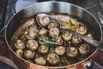 黄油香草碎煎口蘑—超简单的ins风美食，快手、美味、营养、高颜值