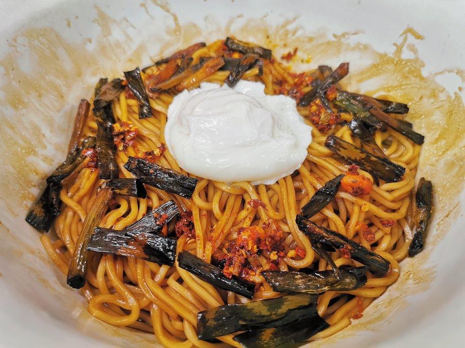 香煎鸭胸葱油拌面！