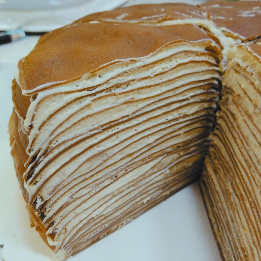 焦糖摩卡香蕉千层蛋糕