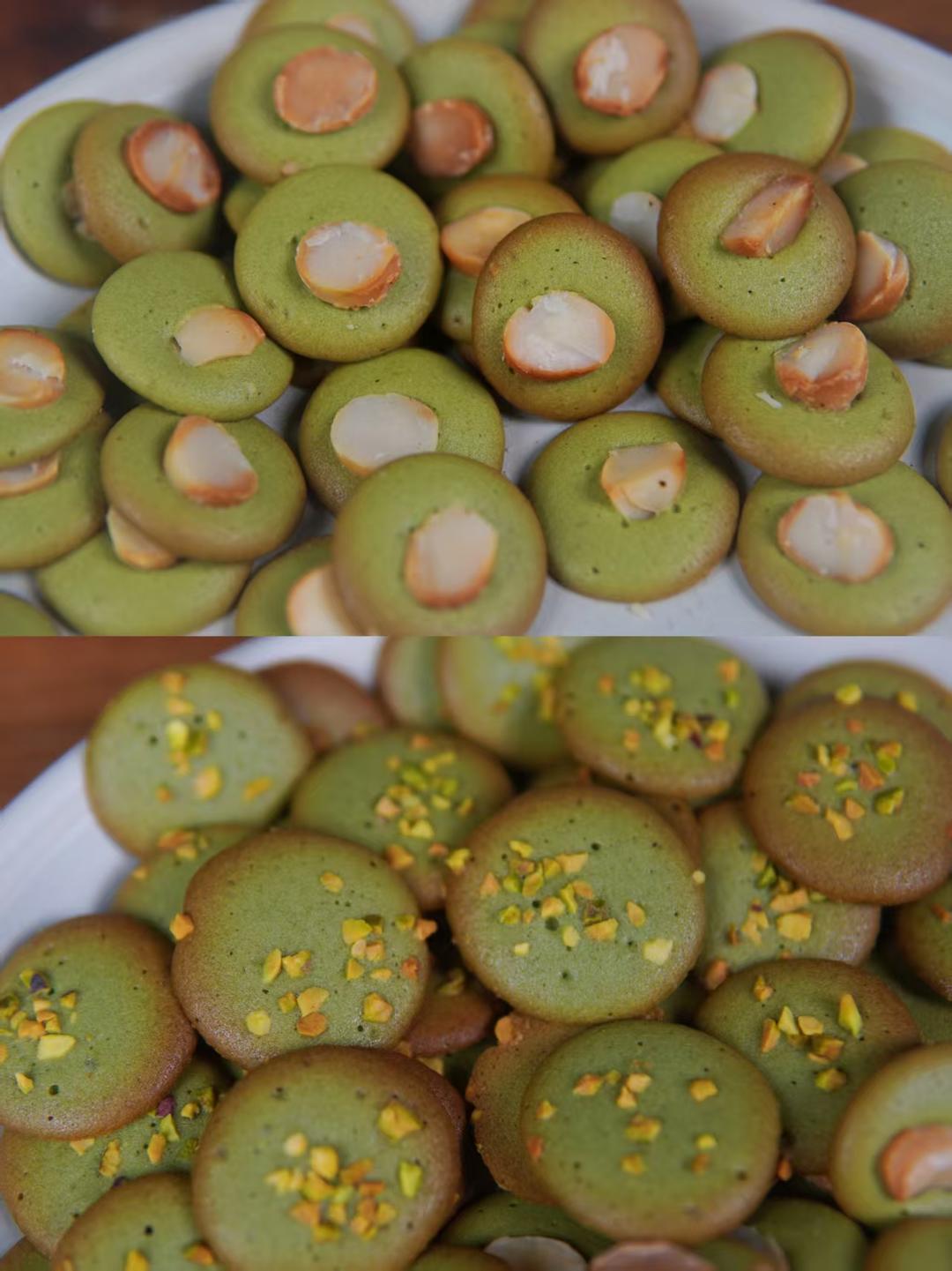 酥到掉渣！这开心果脆片太香了❗️ 零难度，一做就成功