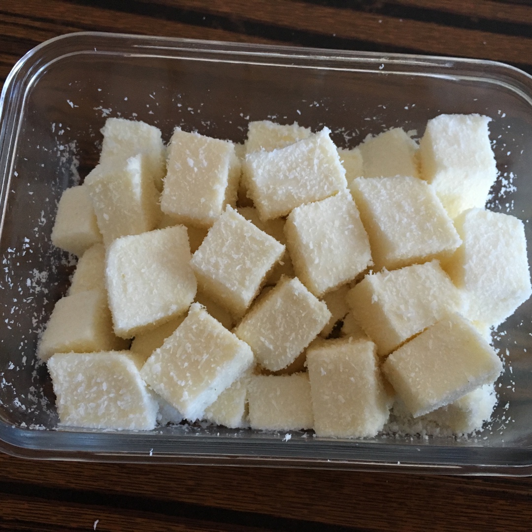 椰蓉奶冻，另类的奶油小方
