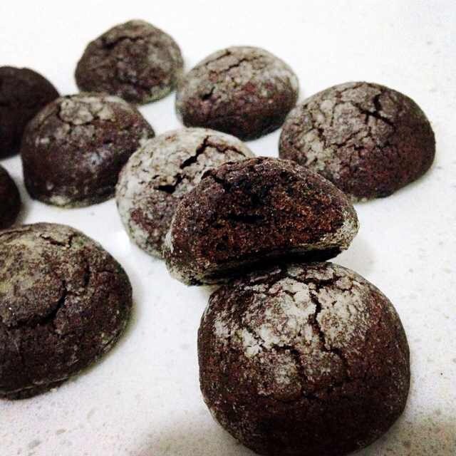 巧克力裂纹曲奇