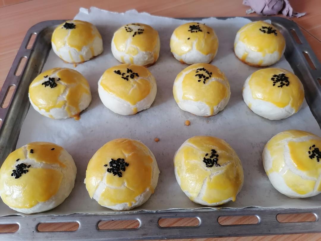 红豆酥饼这样做，免松弛，省时不破酥，成功率高，新手都能轻松搞定