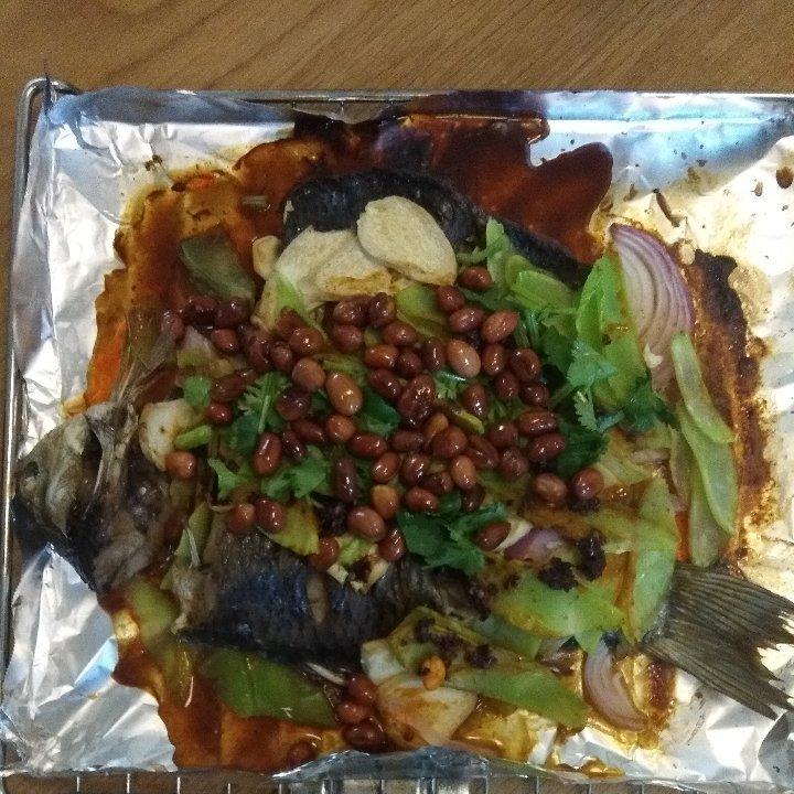 烤箱烤鱼