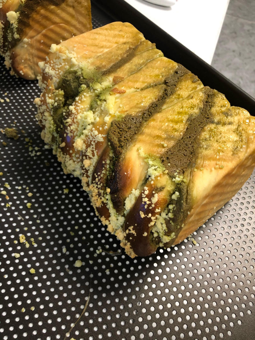 抹茶奶酥吐司
